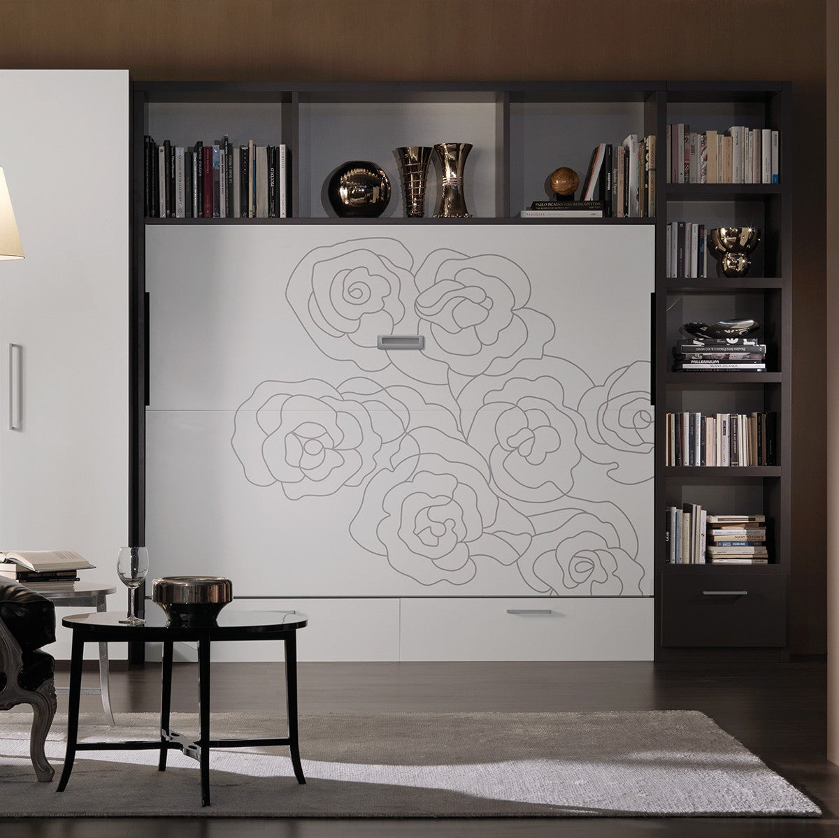 Letto matrimoniale o francese a scomparsa Traverso