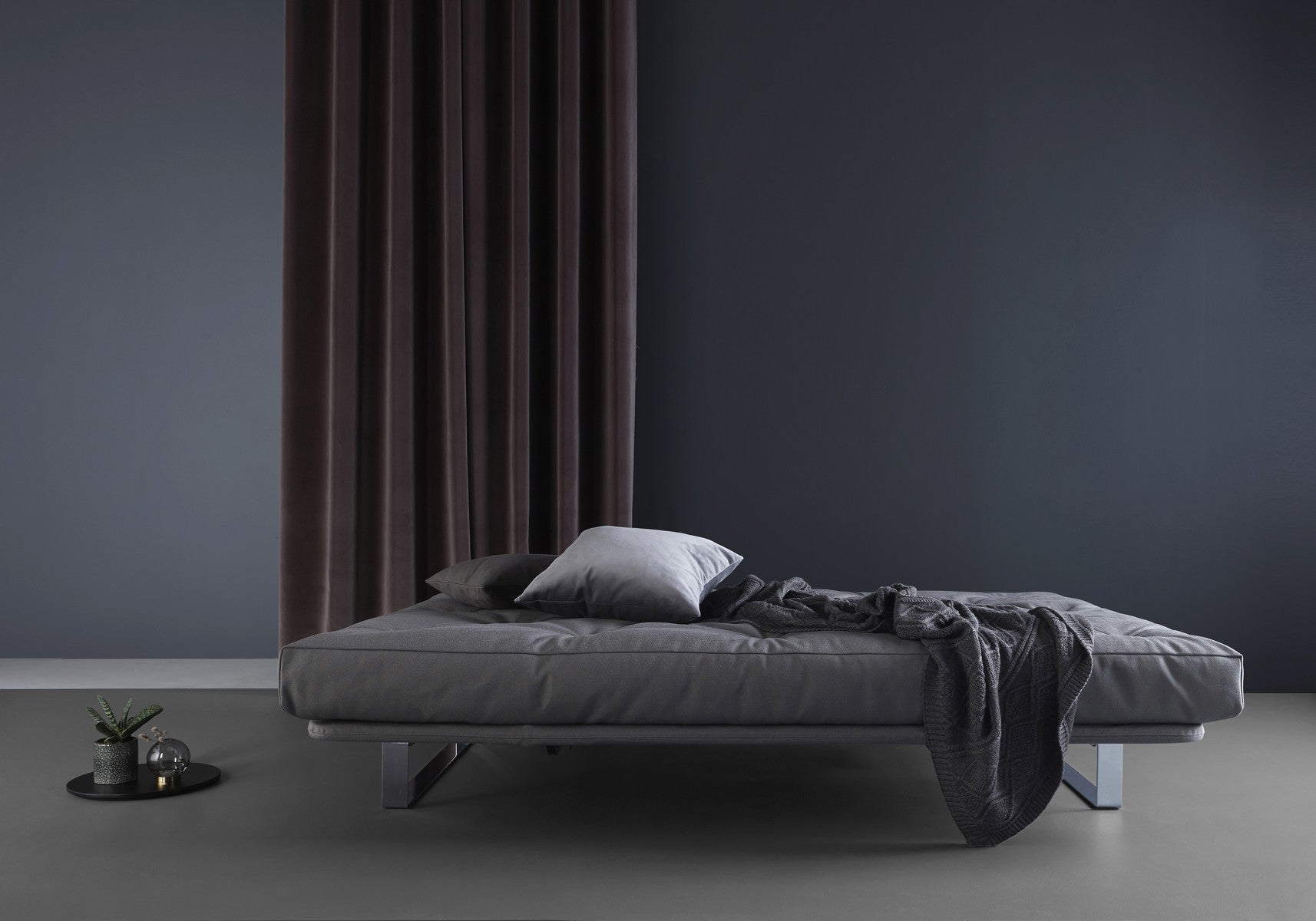 Divano letto Minimum matrimoniale reclinabile materasso classico 140 x 200 cm