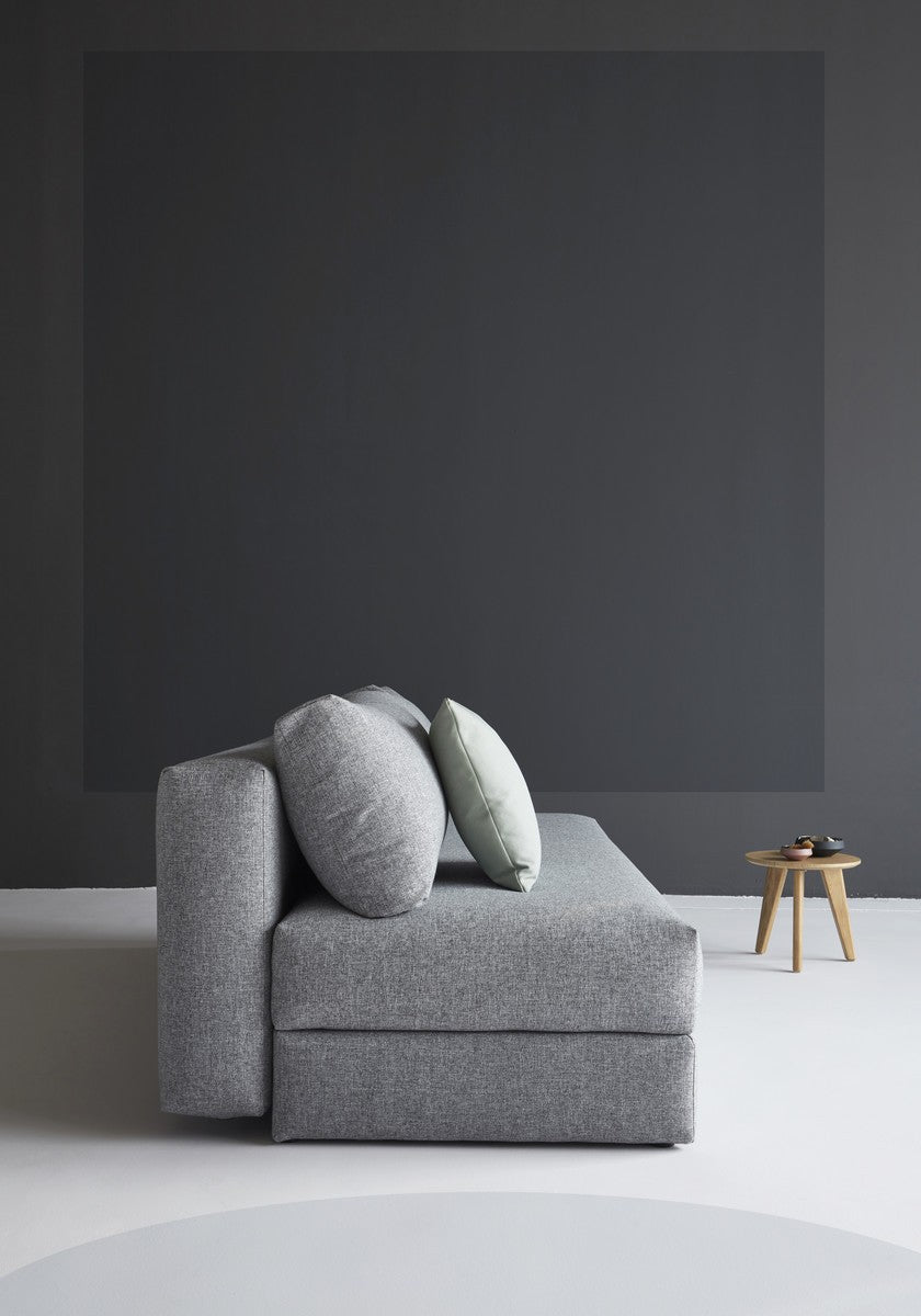 Divano letto matrimoniale con contenitore Osvald