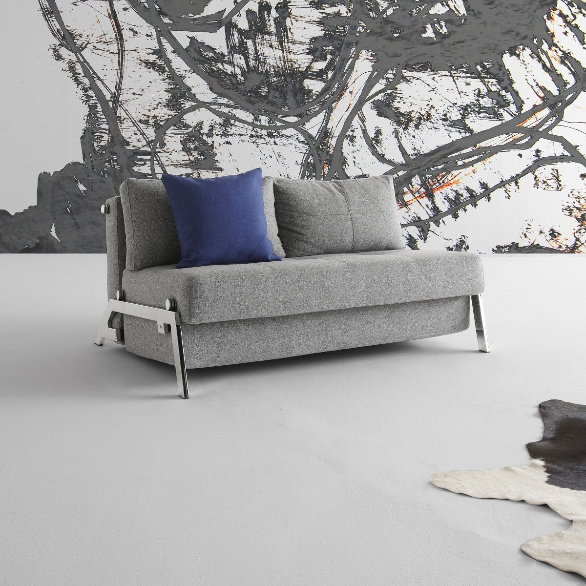 Divano letto matrimoniale convertibile Cubed 160