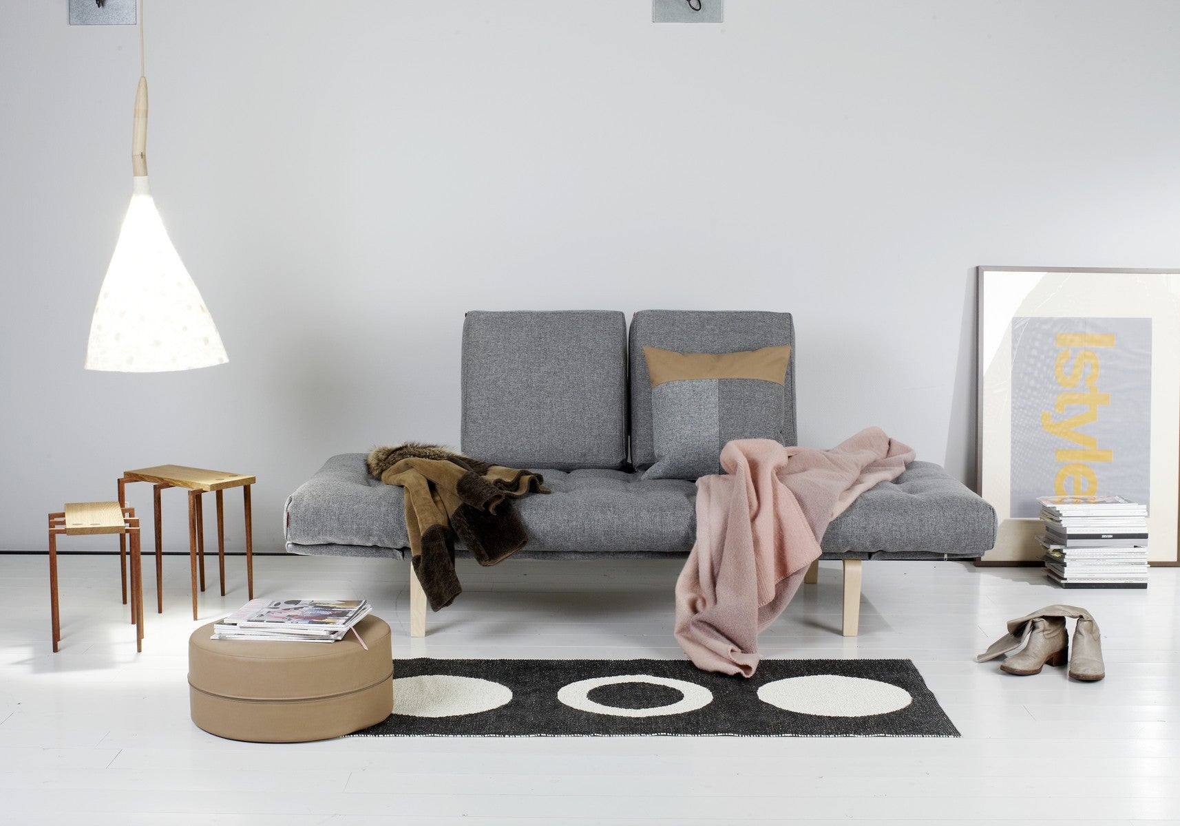 Divano letto singolo Rollo lettino salvaspazio 80x200 cm