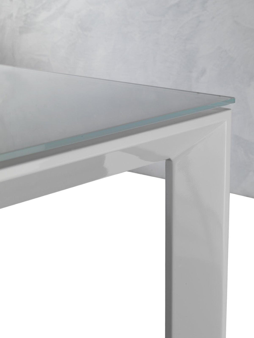 Tavolo in vetro allungabile per cucina o soggiorno 120 x 80 cm Harvey