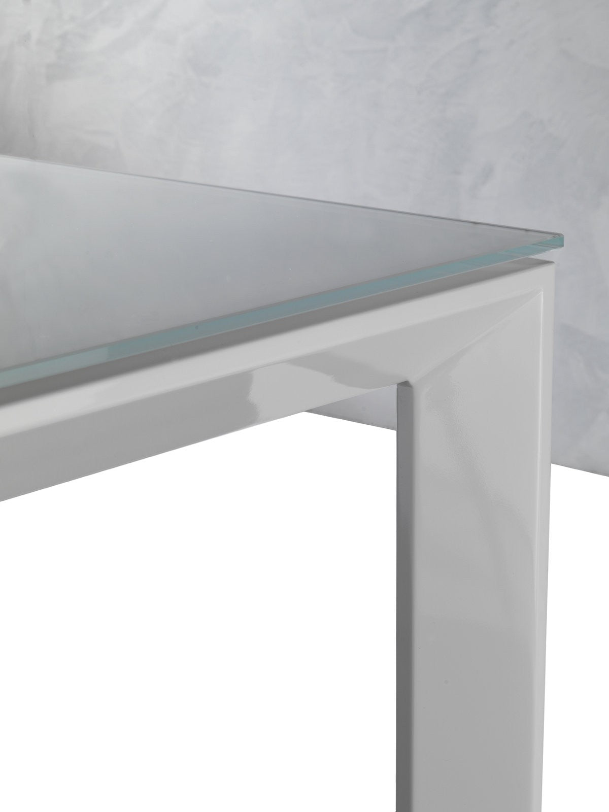 Tavolo in vetro allungabile per cucina o soggiorno 120 x 80 cm Harvey