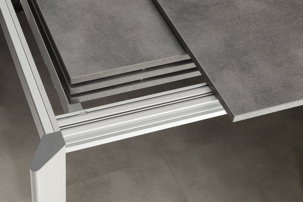 Tavolo allungabile in legno e alluminio Mack