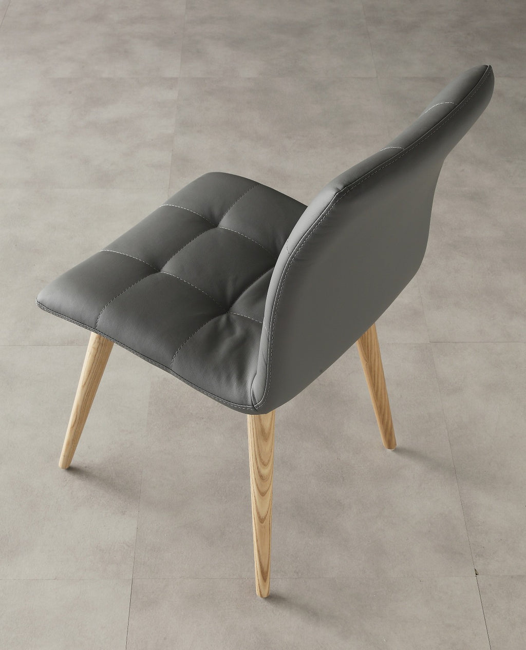 Sedie da cucina in legno ed ecopelle Konnor