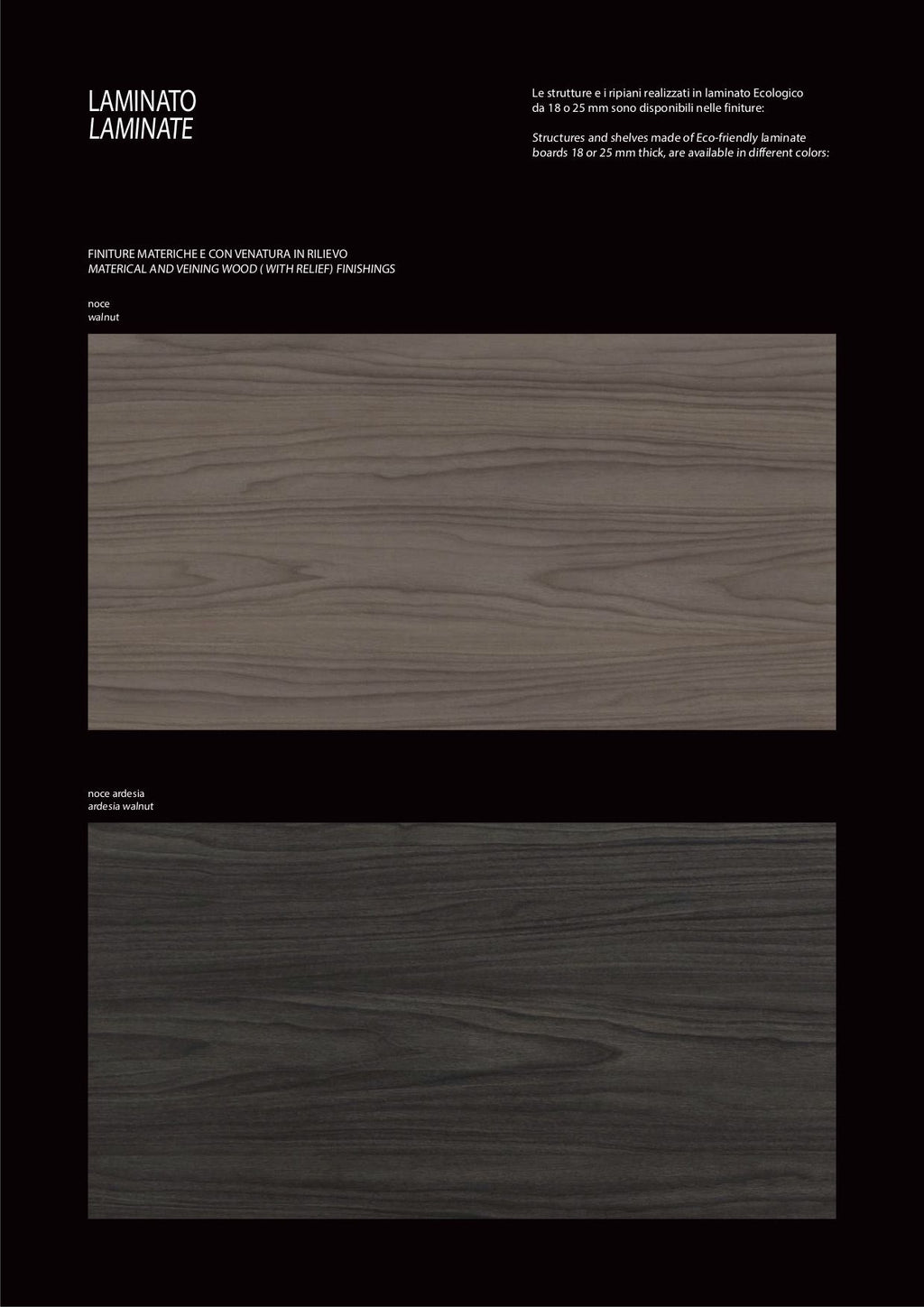 Pensile cassettiera a parete in laminato design moderno Unit