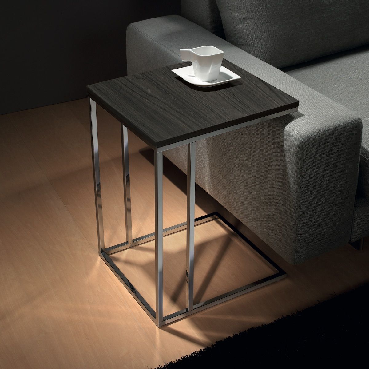 Tavolino 90 x 60 x 50 cm – Tavolino moderno per soggiorno, Finitura Tavolino 90 x 60 x 50 cm – Tavolino moderno per soggiorno, Finitura