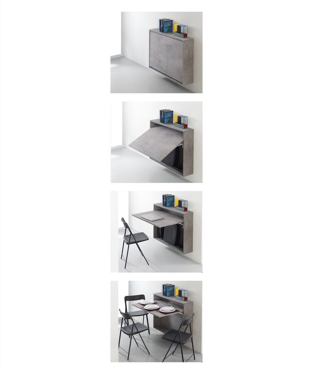 Tavolo scrivania a scomparsa da parete Jacob