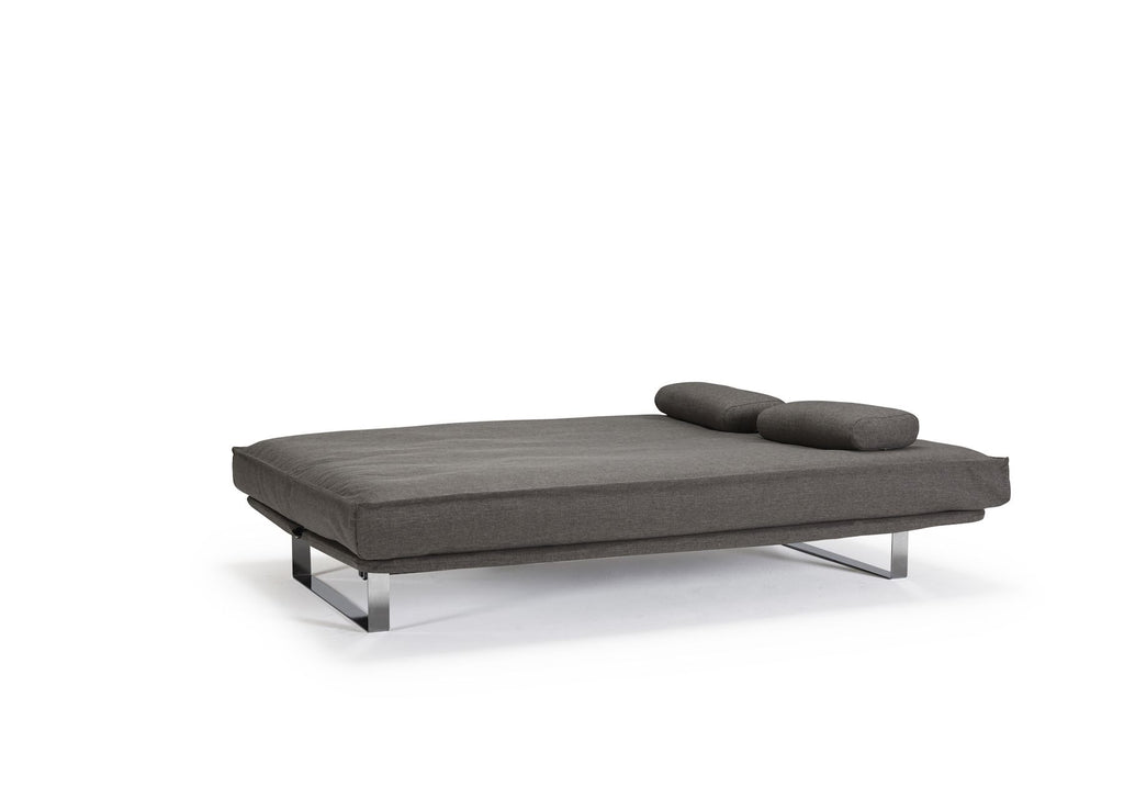 Divano letto Minimum matrimoniale reclinabile - 216 Flashtex Dark Grey