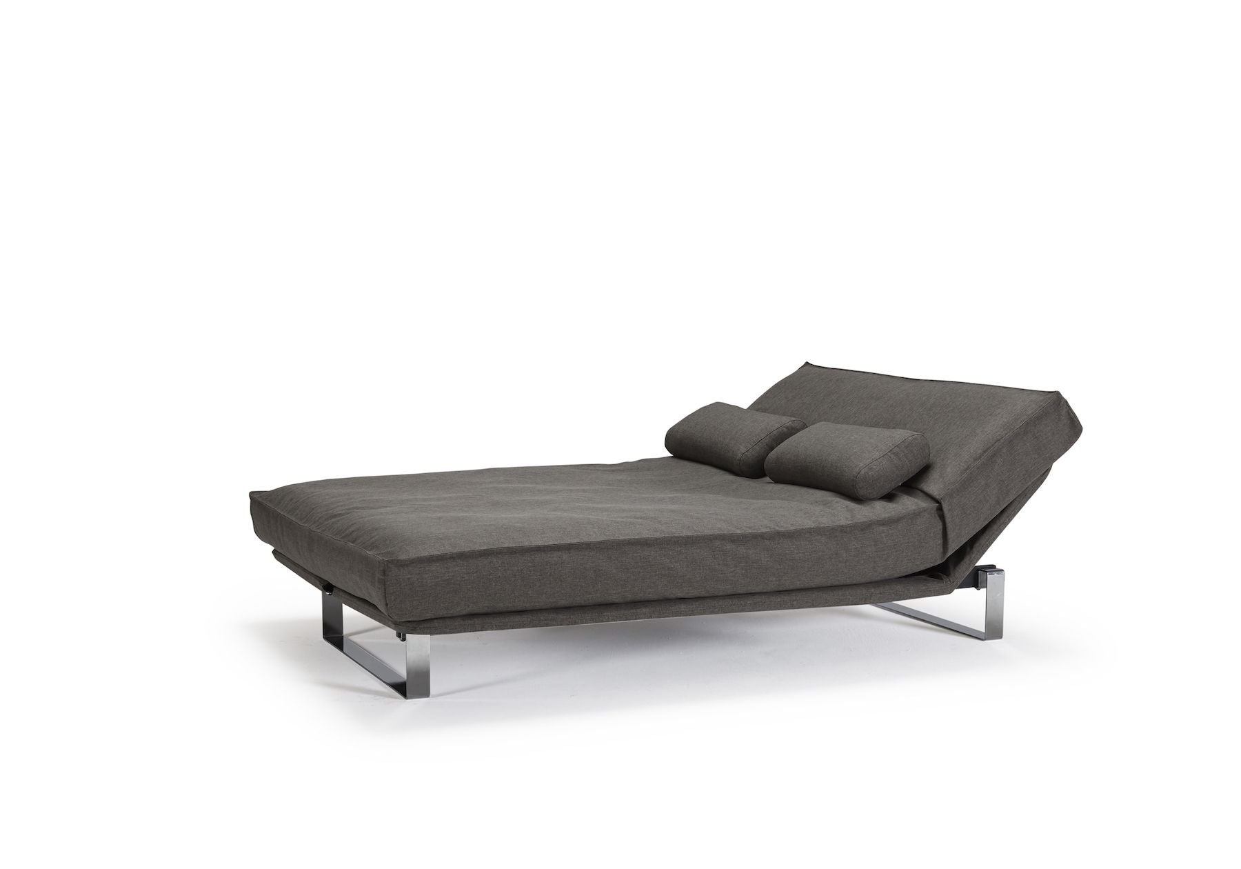 Divano letto Minimum matrimoniale reclinabile - 216 Flashtex Dark Grey