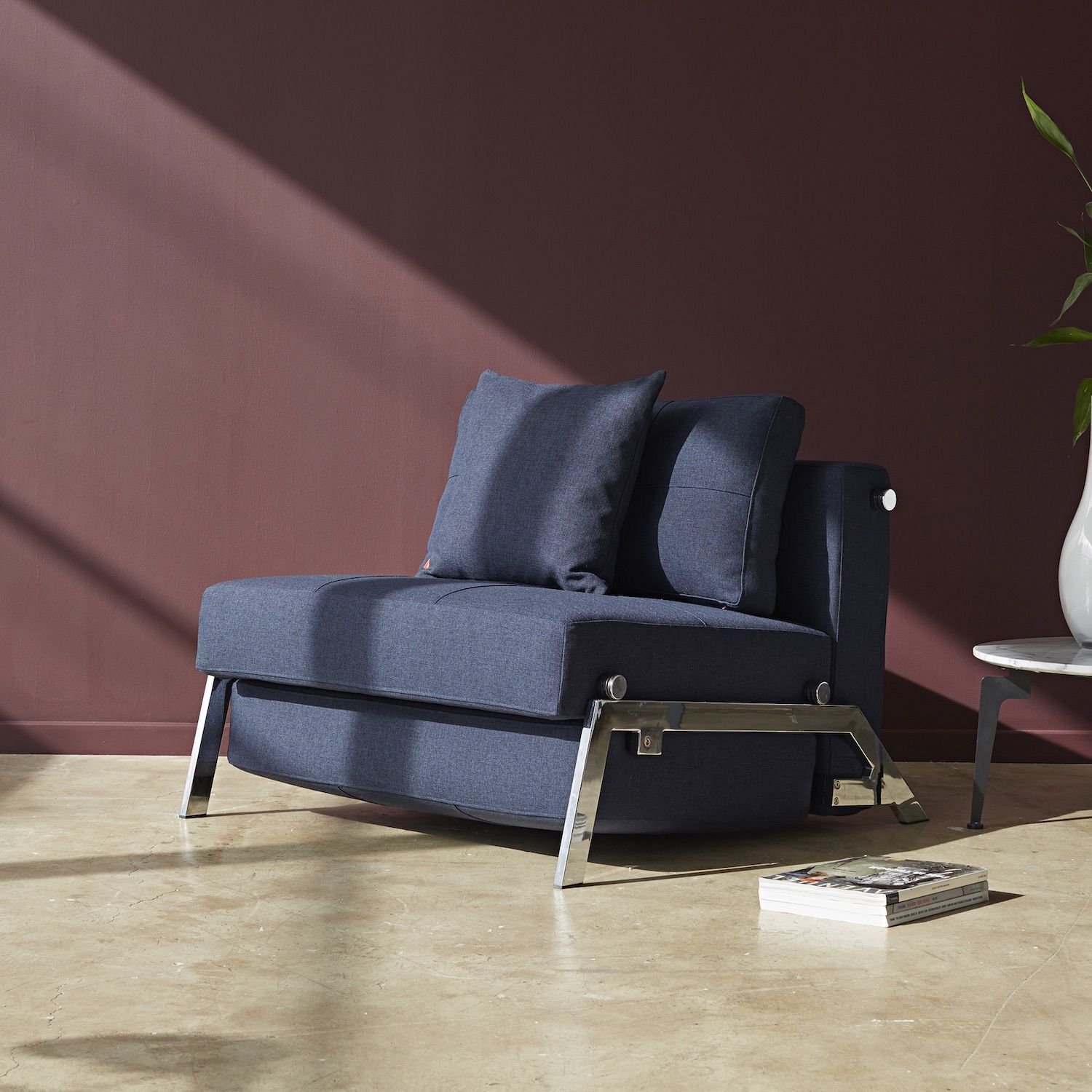 Poltrona letto trasformabile letto singolo Cubed