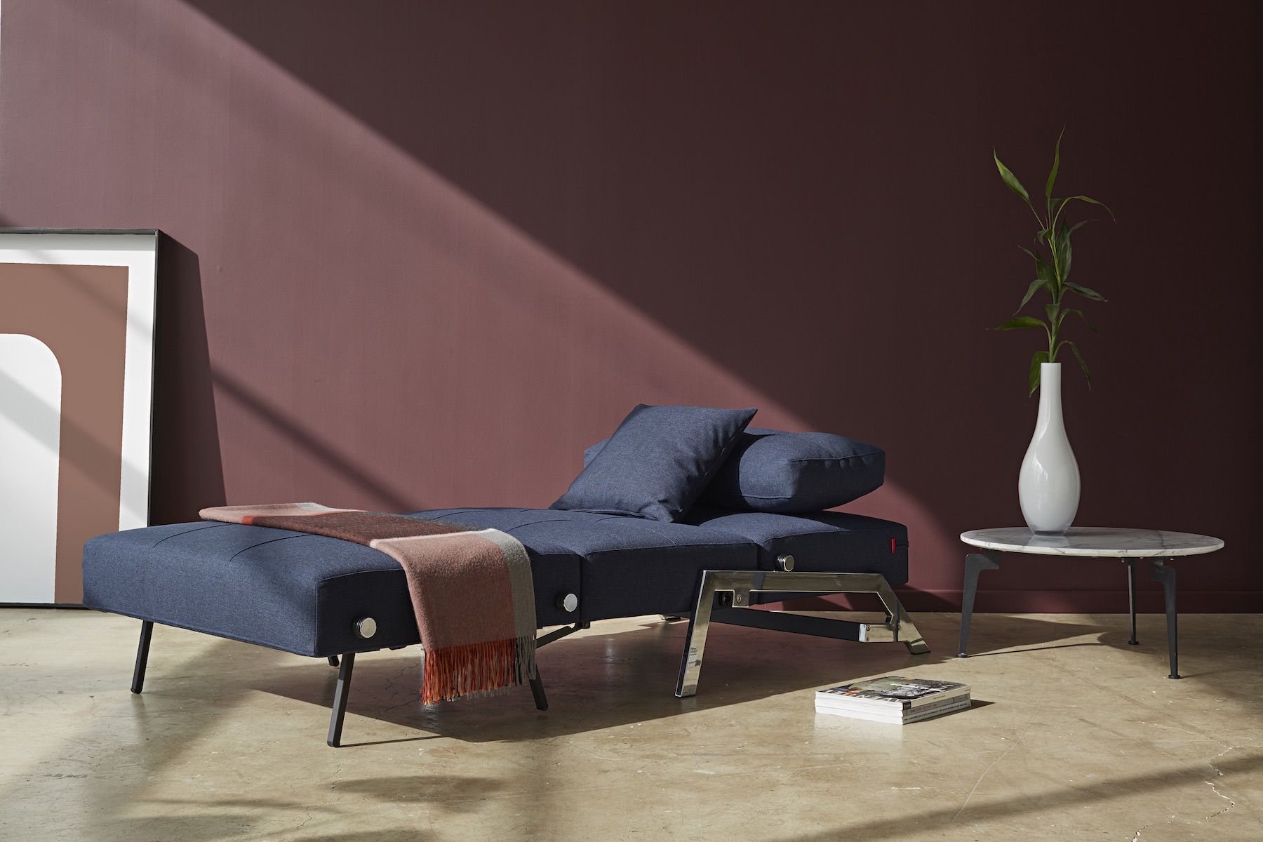 Poltrona letto trasformabile letto singolo Cubed