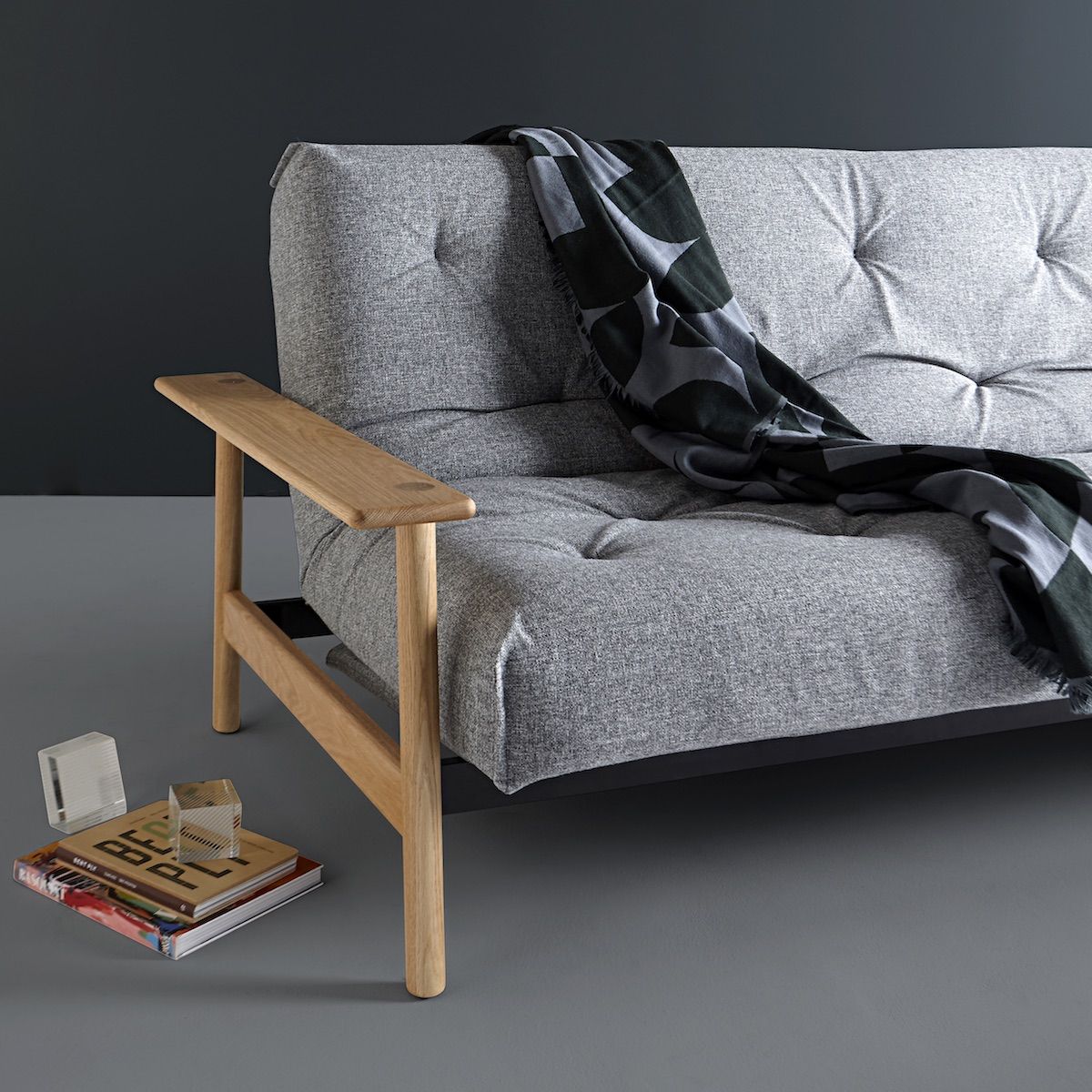 Divano letto due posti Balder materasso a molle