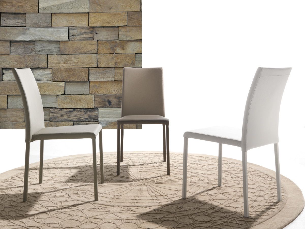 Sedie impilabili design moderno per sala da pranzo Rosalie