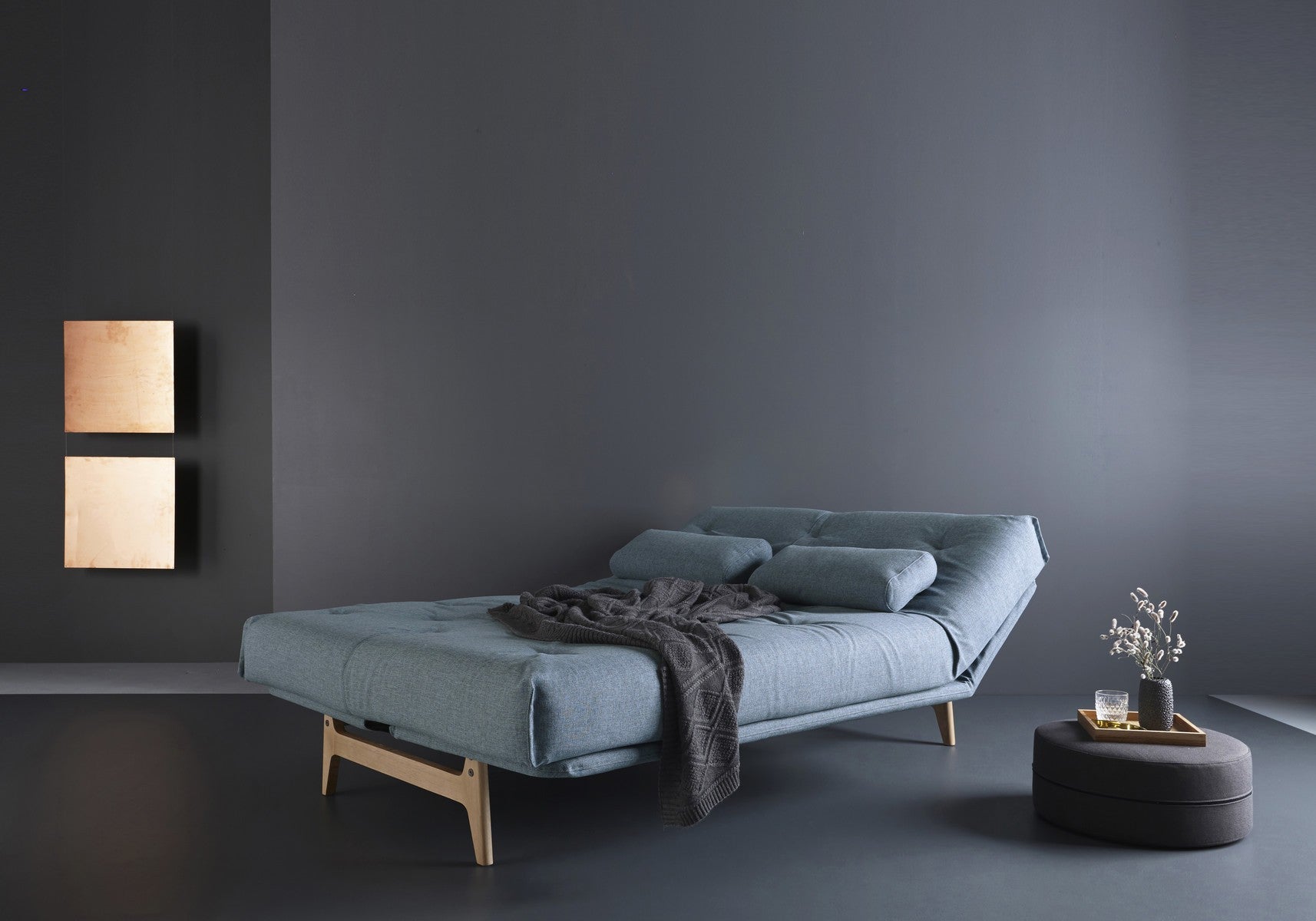 Divano letto per uso quotidiano Aslak 120