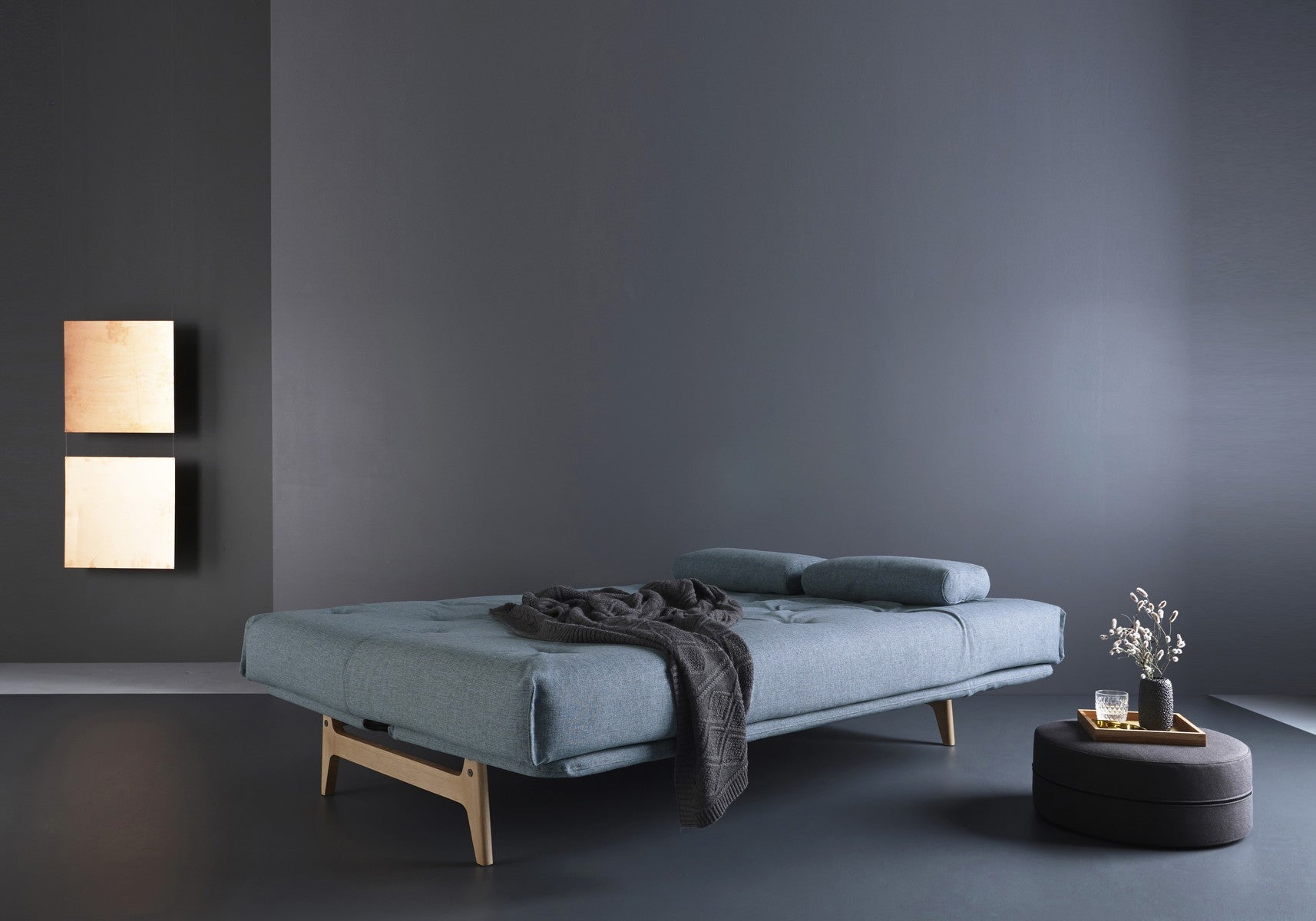 Divano letto per uso quotidiano Aslak 120