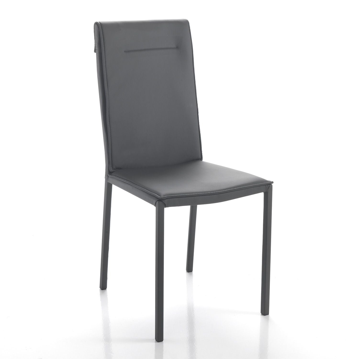 Coppia sedie moderne per sala pranzo Aksel Grey
