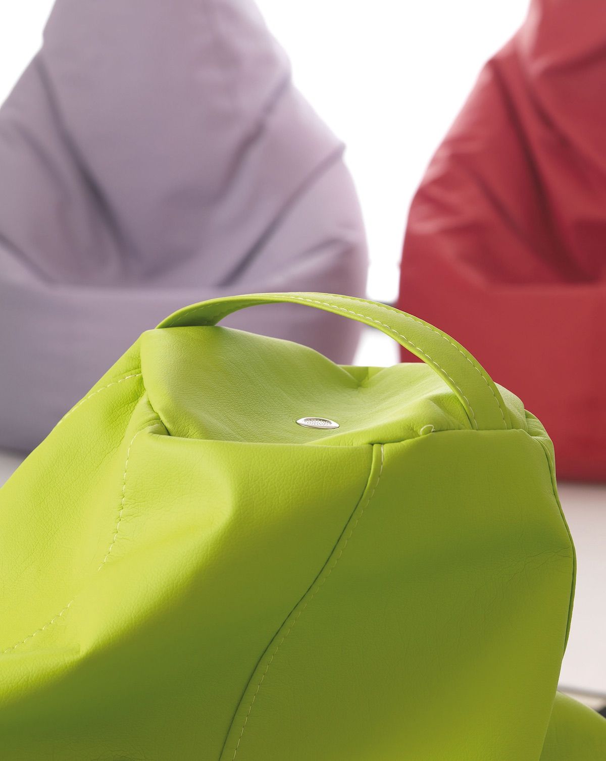 Pouf sacco Arvid in ecopelle sfoderabile