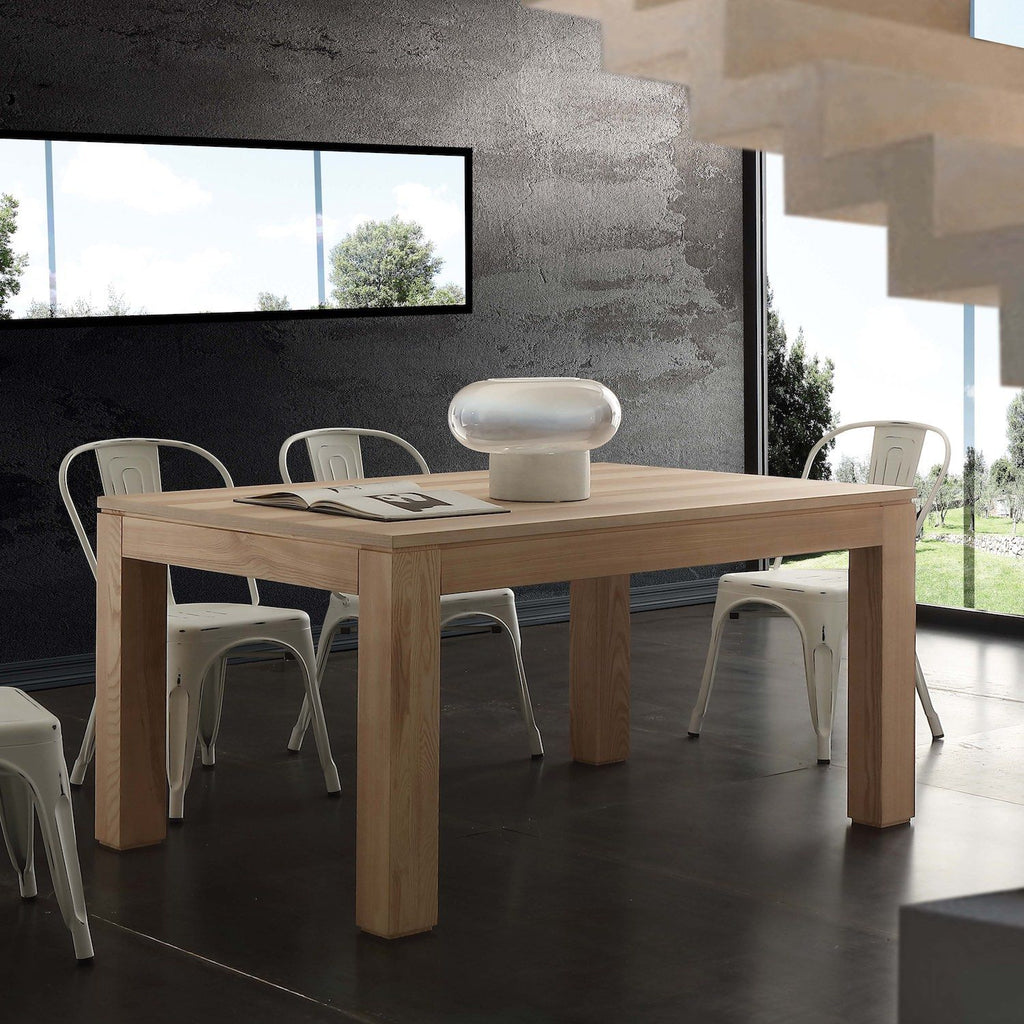 Tavolo allungabile Ferran in legno frassino