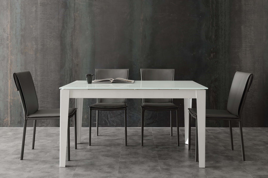 Tavolo allungabile Esko in vetro fino a 380 cm