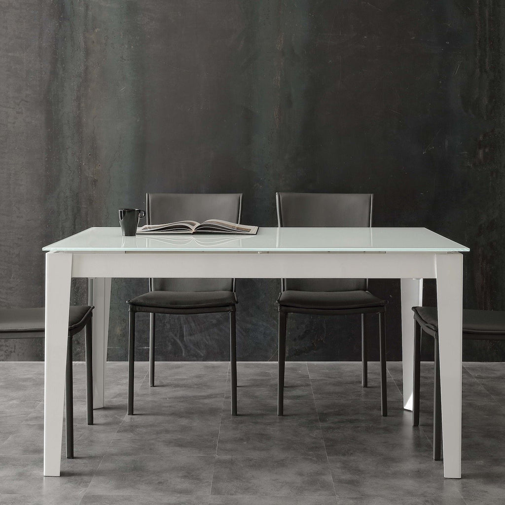 Tavolo allungabile Esko in vetro fino a 380 cm