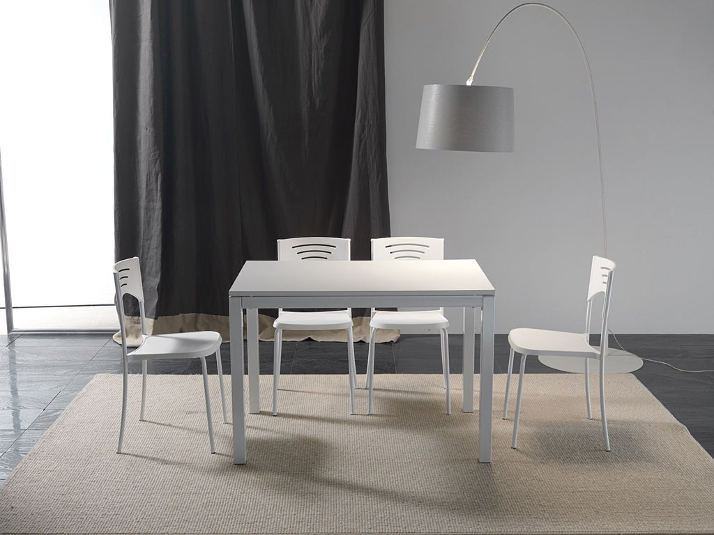 Tavolo allungabile moderno gambe in metallo Felix Nob