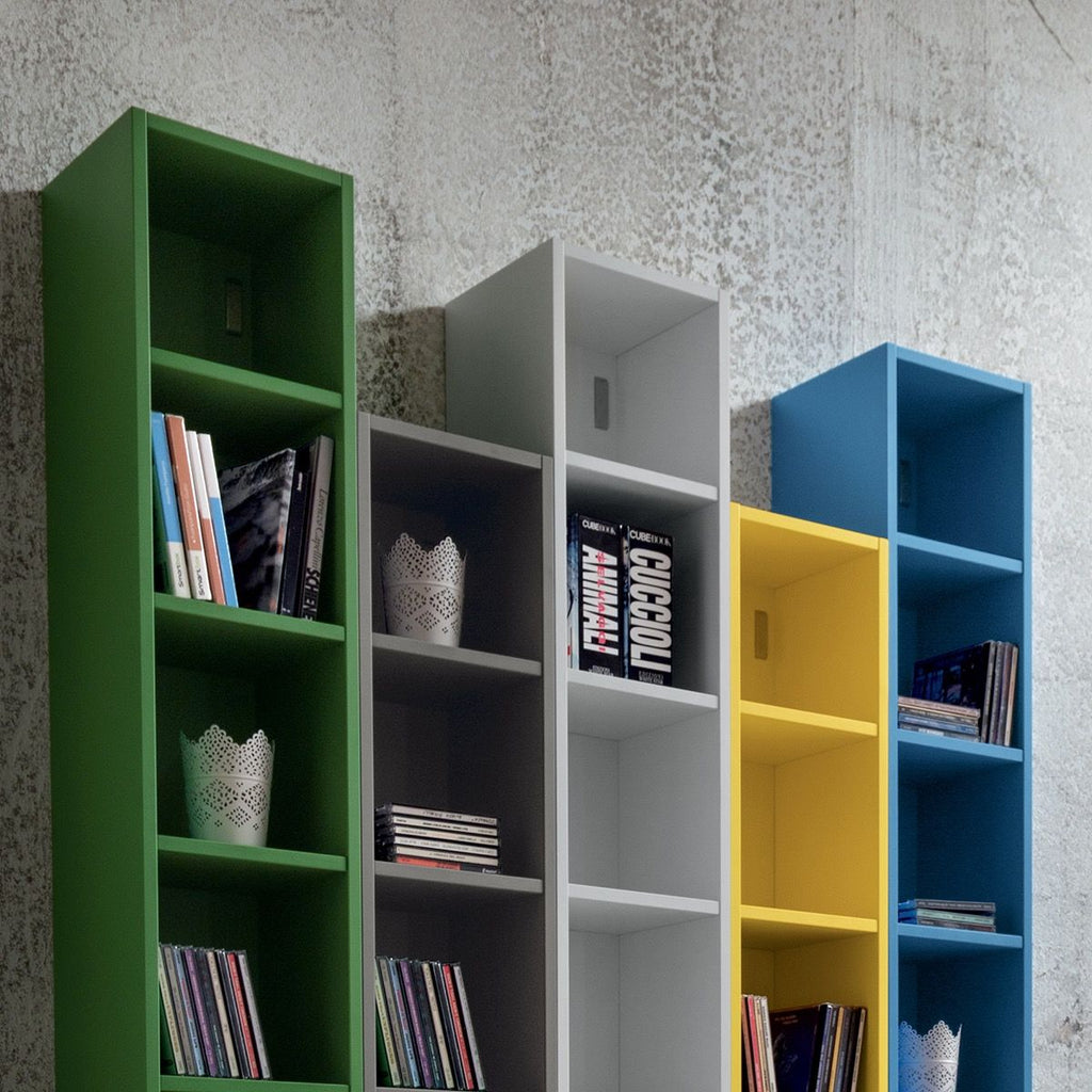 Libreria a parete verticale design moderno Eloise
