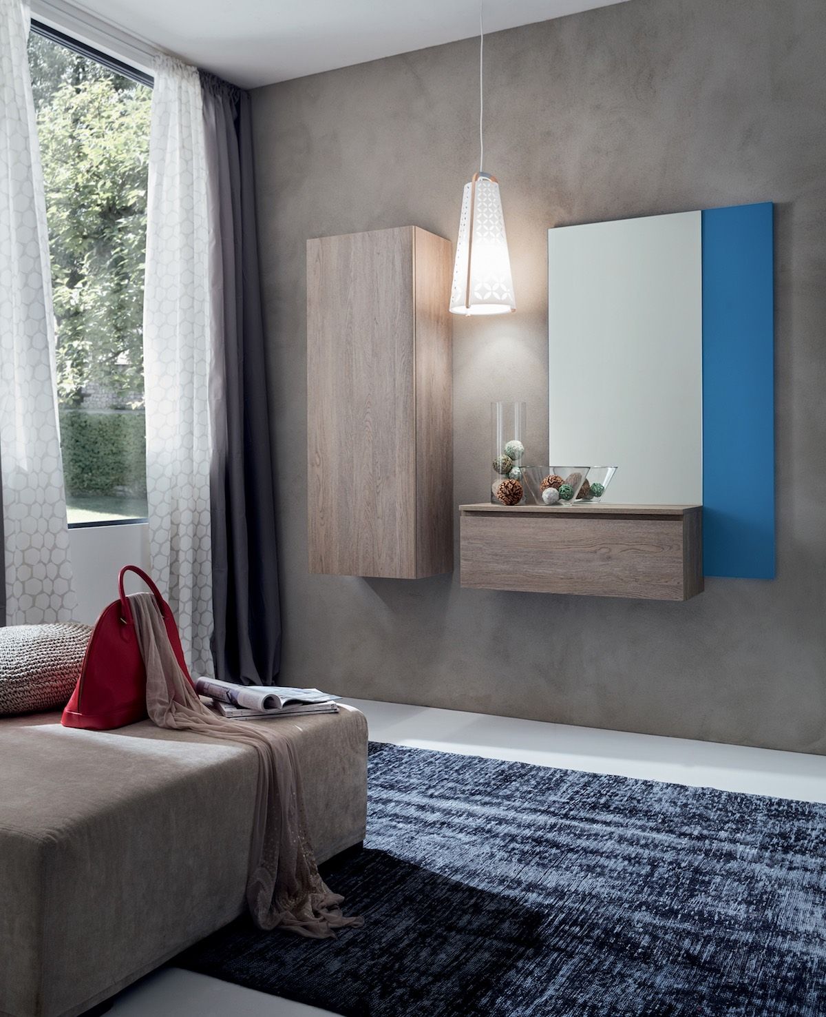 Mobili per ingresso design moderno in legno Eloise 2