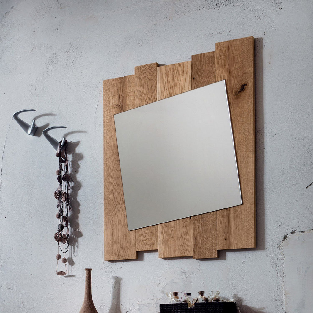 Mobili per ingresso con specchio mensole appendiabiti Elias 1