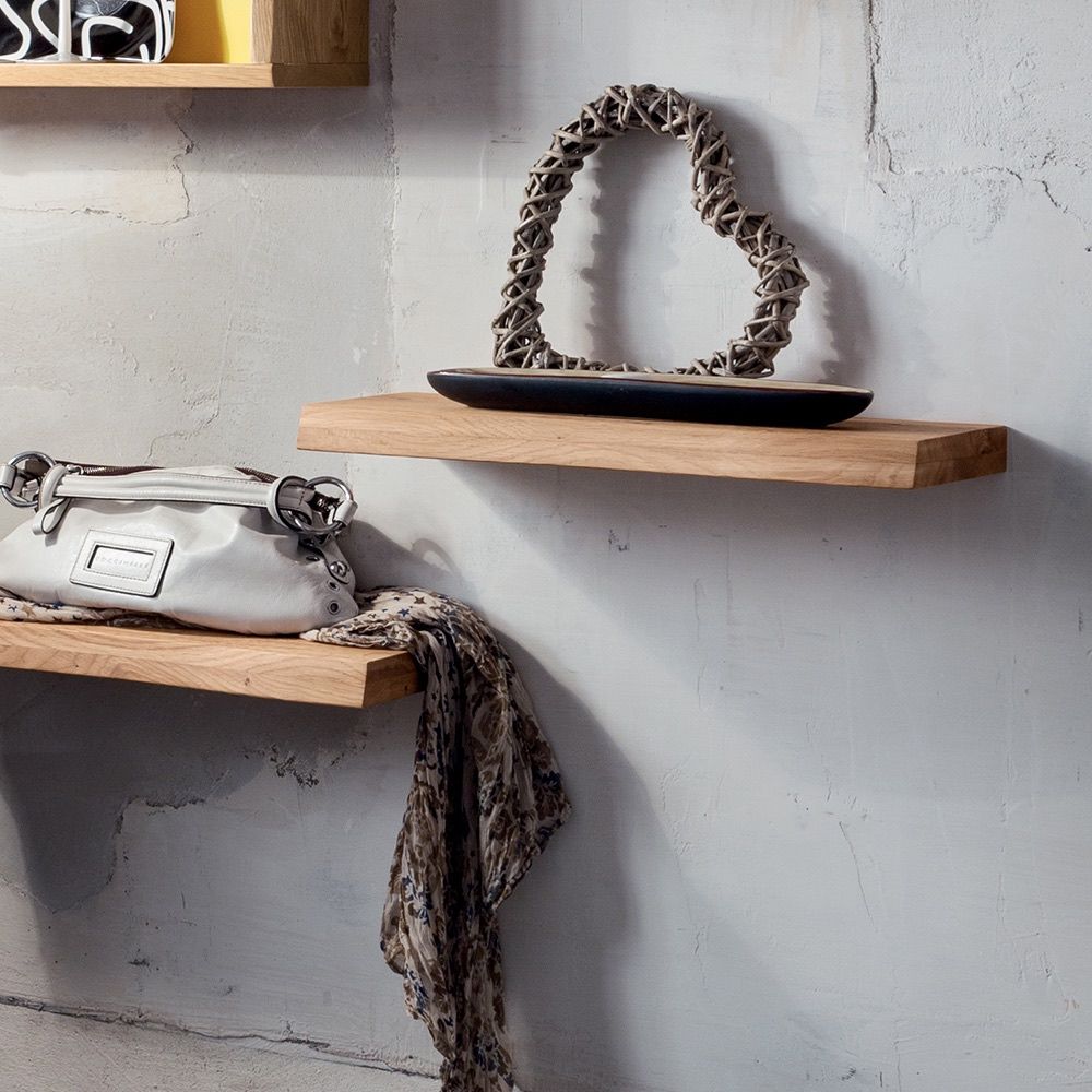 Mobili da ingresso in legno massello specchi e mensole Elias 3