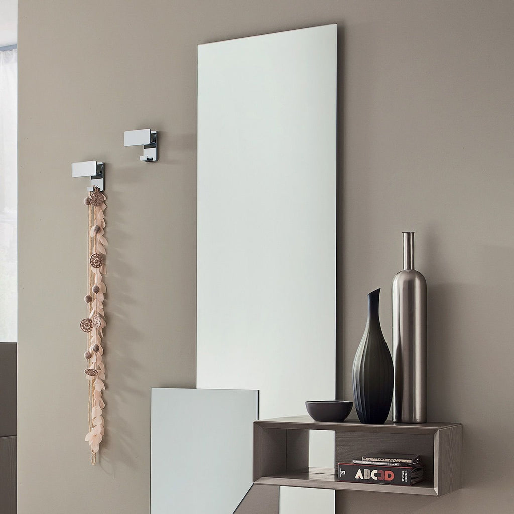 Specchiera da ingresso con appendiabiti design moderno Kim 4