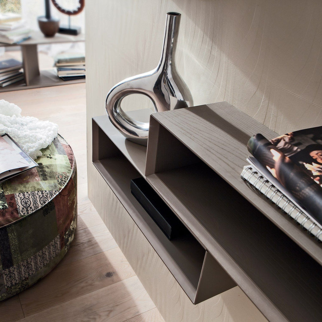 Mobili da ingresso moderni con specchi e mensole Kim