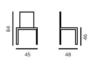 Coppia sedie patchwork design originale Florrie Patch