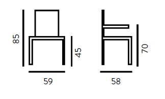 Sedie patchwork multicolore per salotto moderno Evette Patch