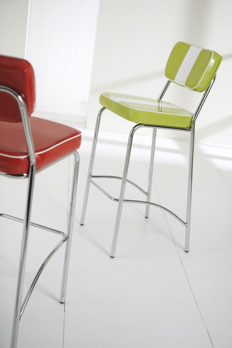 Sgabello imbottito Derrien design moderno