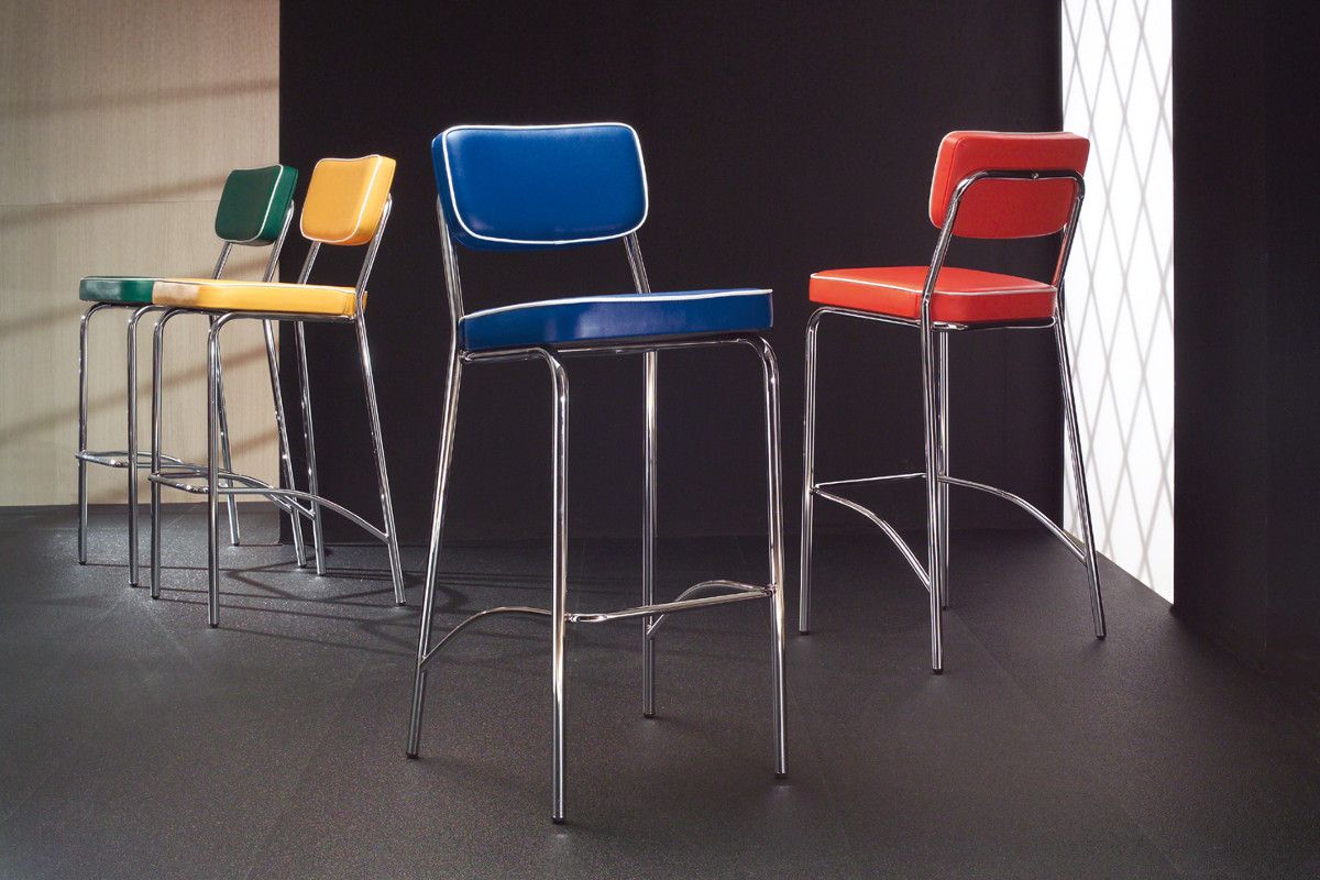 Sgabello imbottito Derrien design moderno