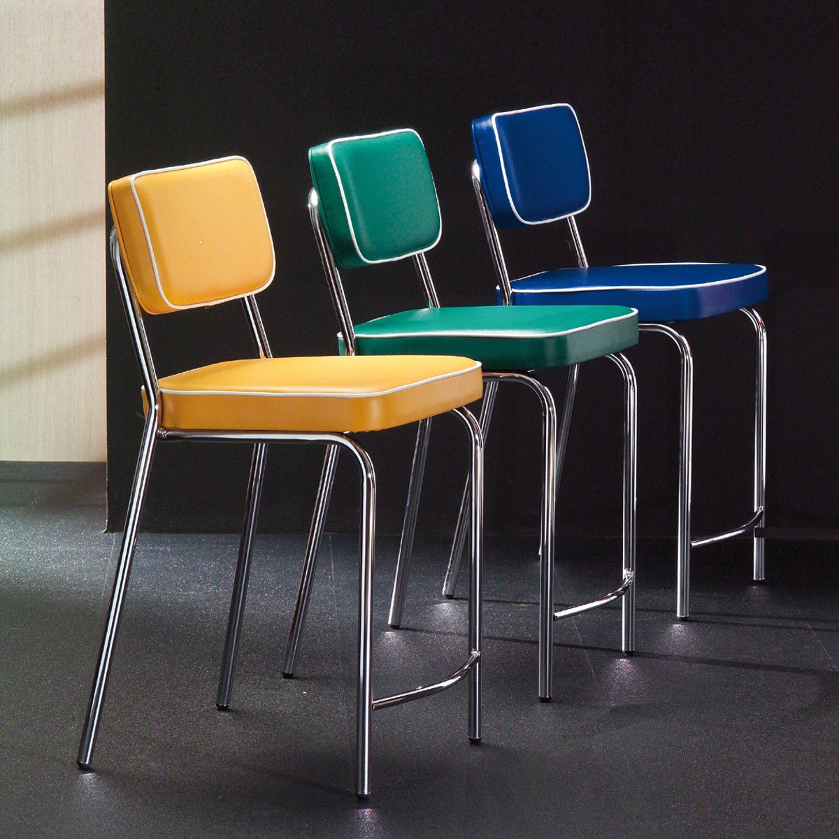 Sgabello imbottito Derrien design moderno