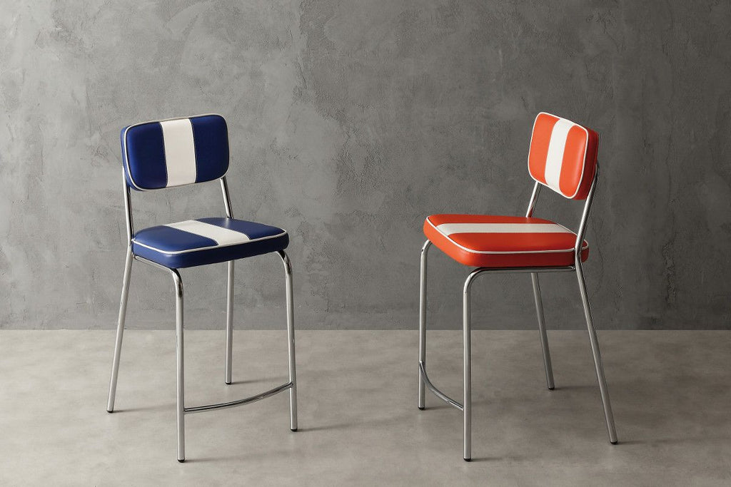 Sgabello imbottito Derrien design moderno