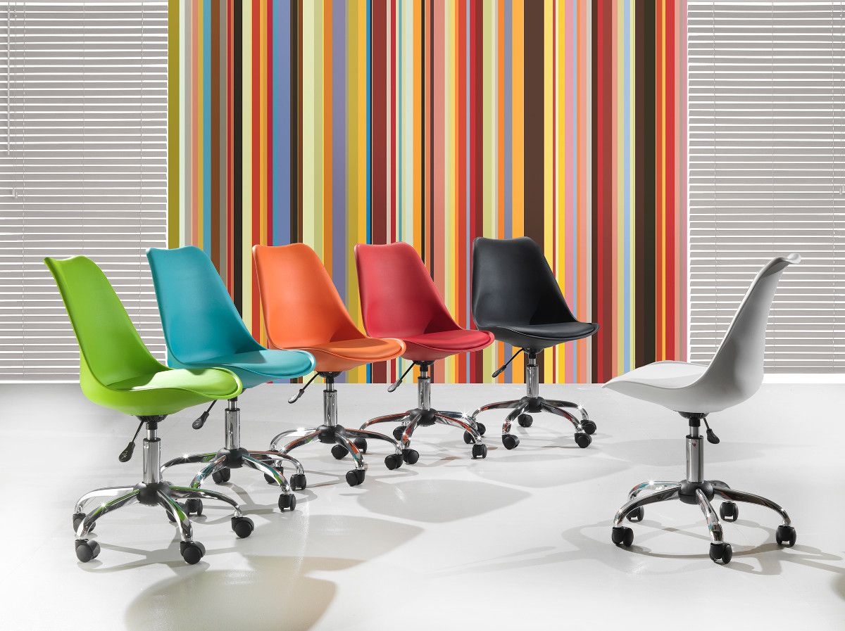 Sedia da ufficio con rotelle design moderno Aphia