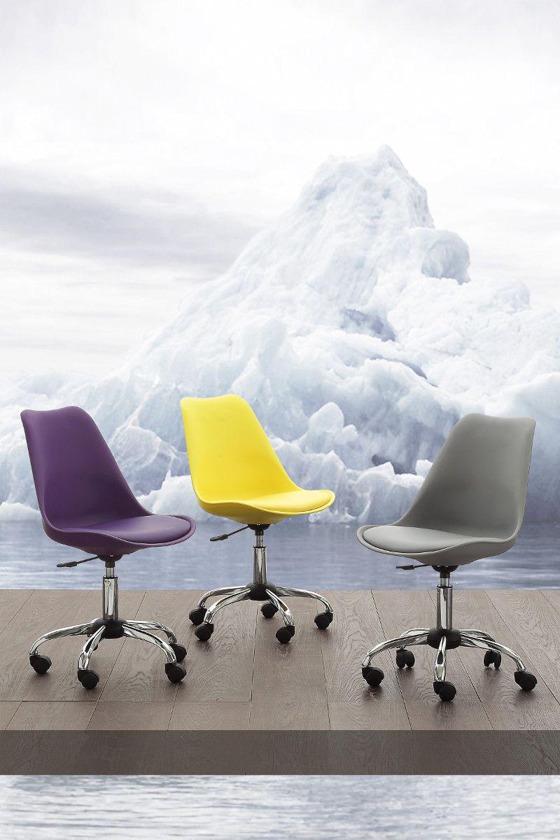 Sedia da ufficio con rotelle design moderno Aphia