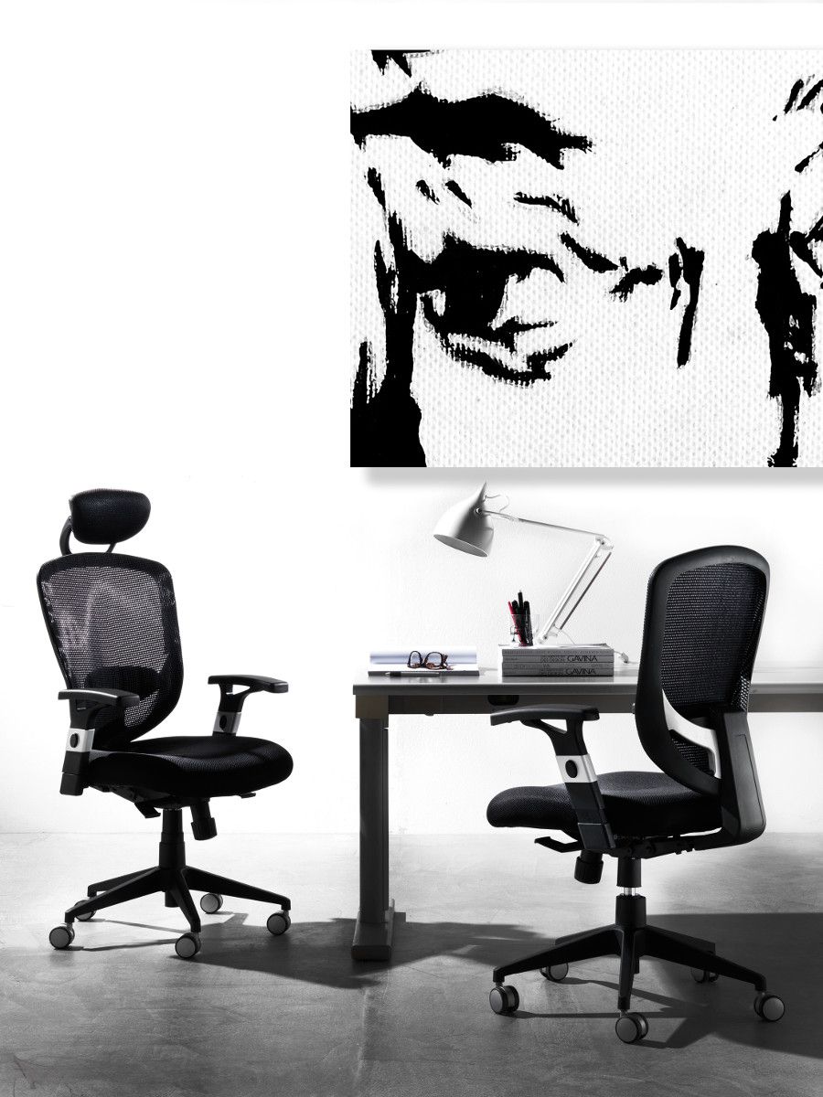 Sedia ufficio con schienale comodo Aligia