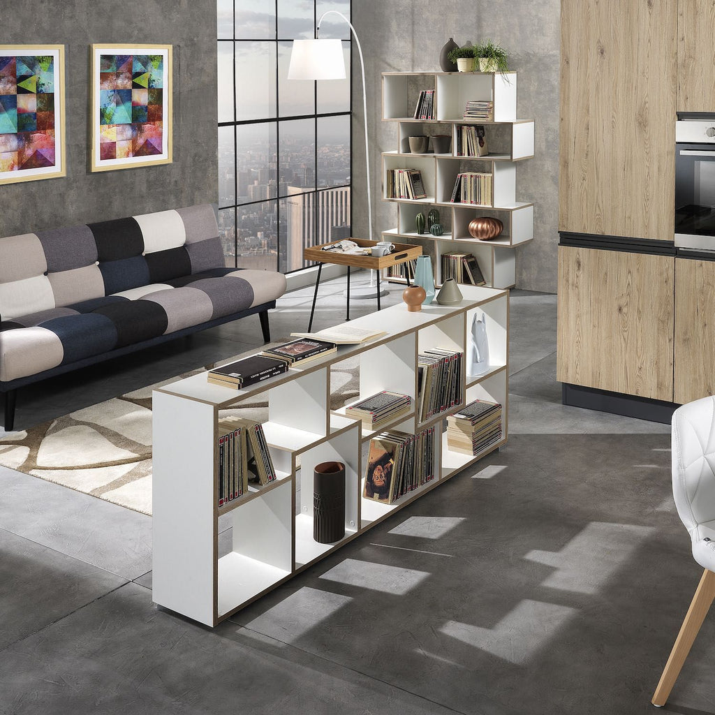 Libreria design moderno in legno Olyak