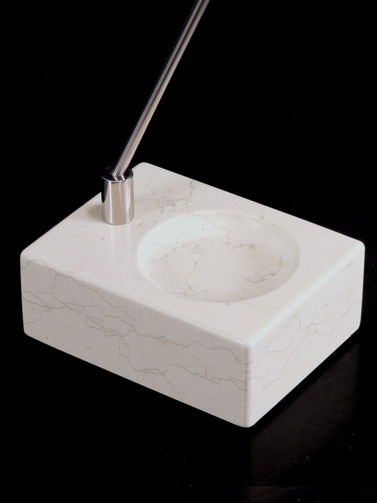 Portaombrelli design moderno in acciaio e marmo Jenson