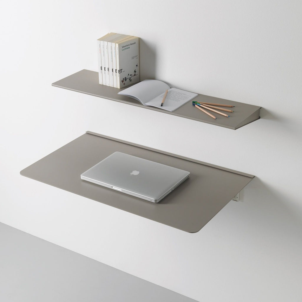 Scrivania a scomparsa richiudibile a muro in alluminio Turing