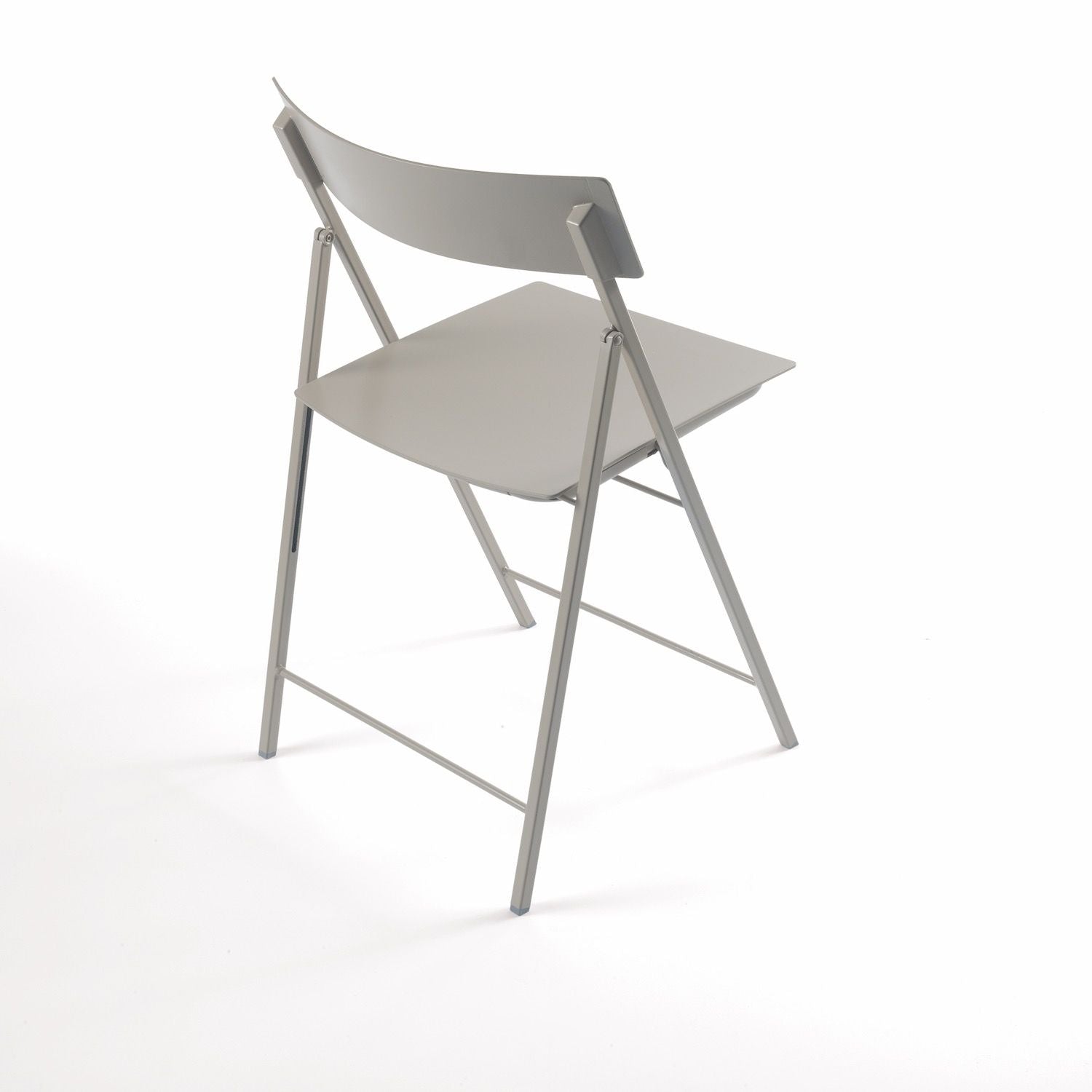 Set 6 sedie pieghevoli design moderno in acciaio e plastica Kurt