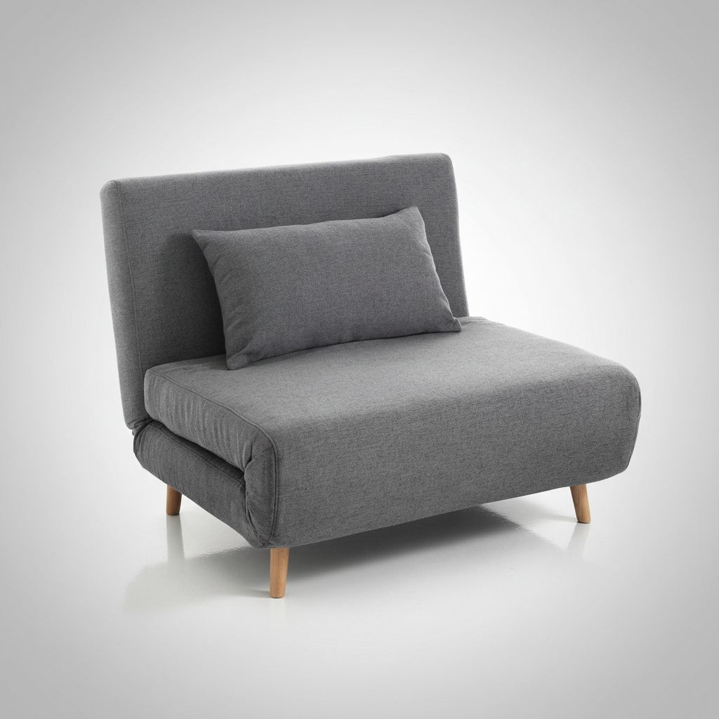 Poltrona letto singolo design moderno in tessuto Garner