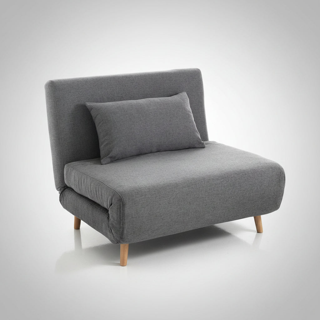 Poltrona letto singolo design moderno in tessuto Garner