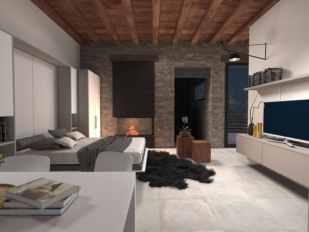 Letto a scomparsa design moderno Basic