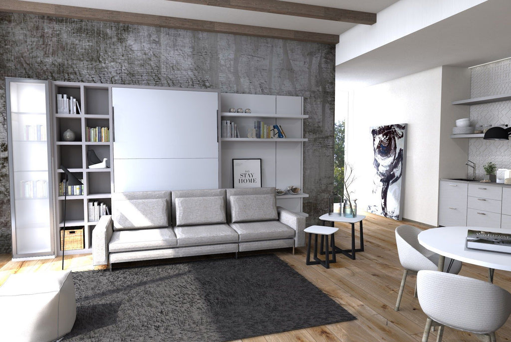 Letto a scomparsa con divano francese o matrimoniale Living