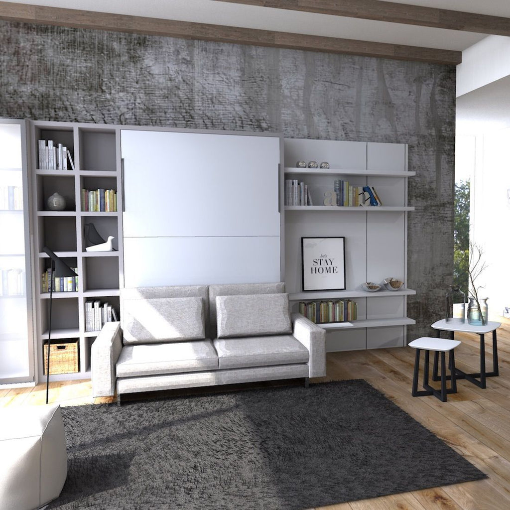 Letto a scomparsa con divano francese o matrimoniale Living